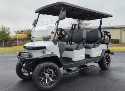 2026 Denago EV Rover XL6 White 6-Passenger Lithium Cart