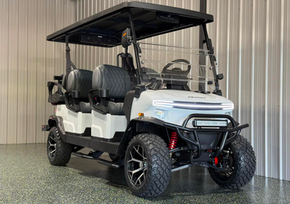 2026 Denago EV Rover XL6 White 6-Passenger Lithium Cart