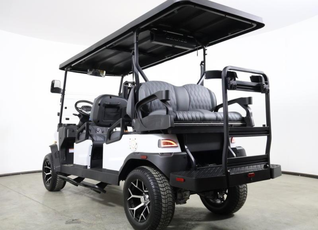 2026 Denago EV Rover XL6 White 6-Passenger Lithium Cart