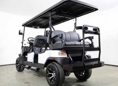 2026 Denago EV Rover XL6 White 6-Passenger Lithium Cart