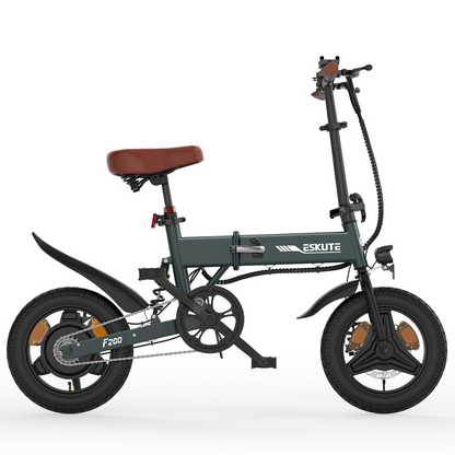ESKUTE F200 250W city ebike, 36V 7.8AH, 14-inch tire Foldable Electric Bicycle