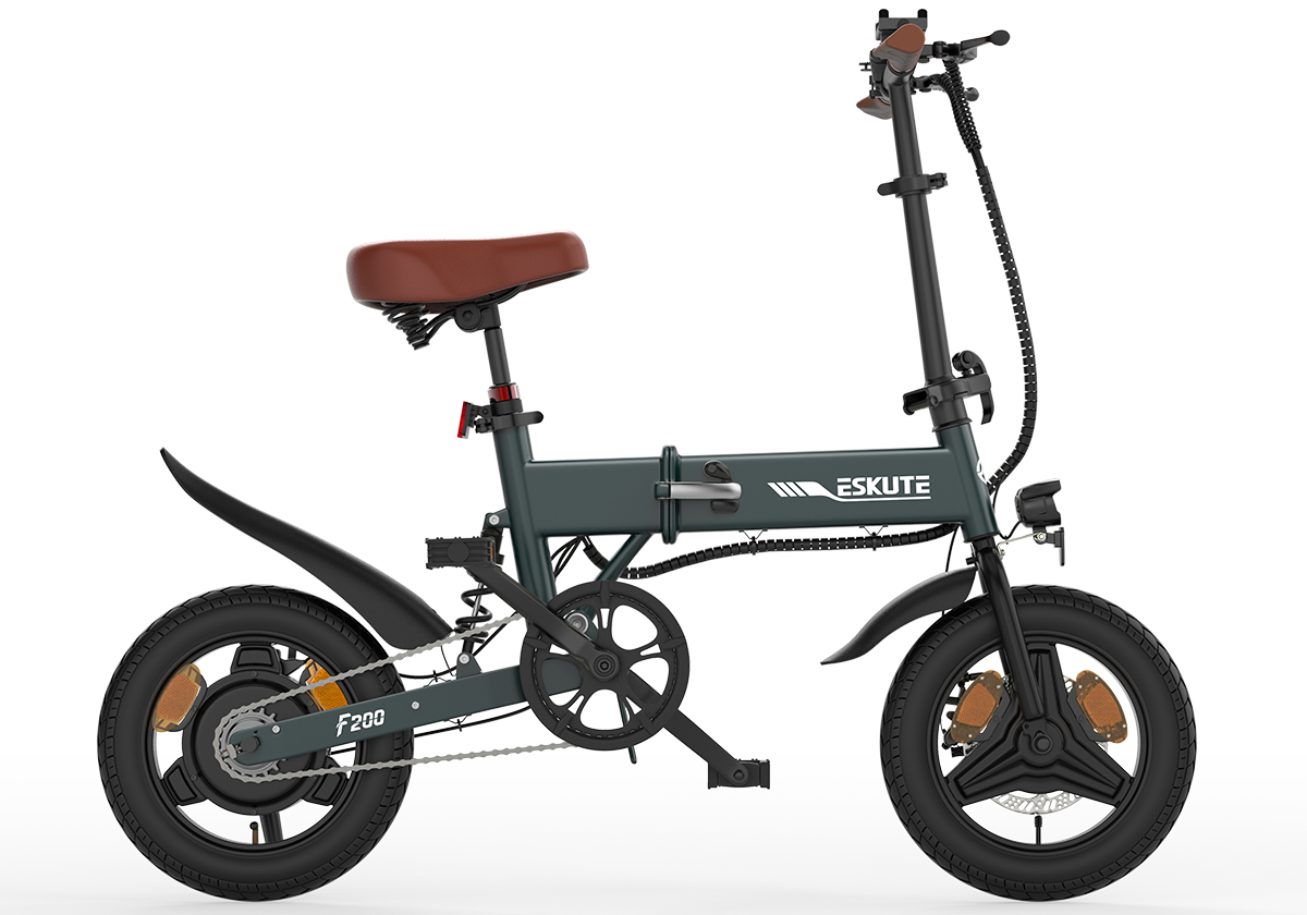 ESKUTE F200 250W city ebike, 36V 7.8AH, 14-inch tire Foldable Electric Bicycle