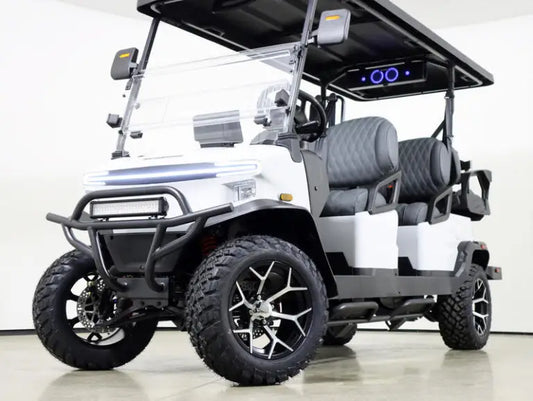 2026 Denago EV Rover XL6 White 6-Passenger Lithium Cart