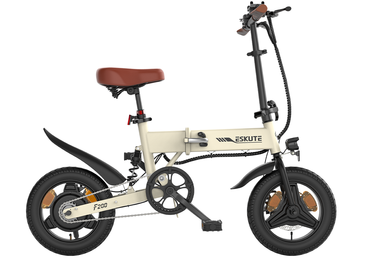ESKUTE F200 250W city ebike, 36V 7.8AH, 14-inch tire Foldable Electric Bicycle